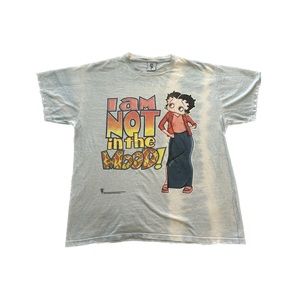 AUTHENTIC VINTAGE BETTY BOOP GRAPHIC TEE L
